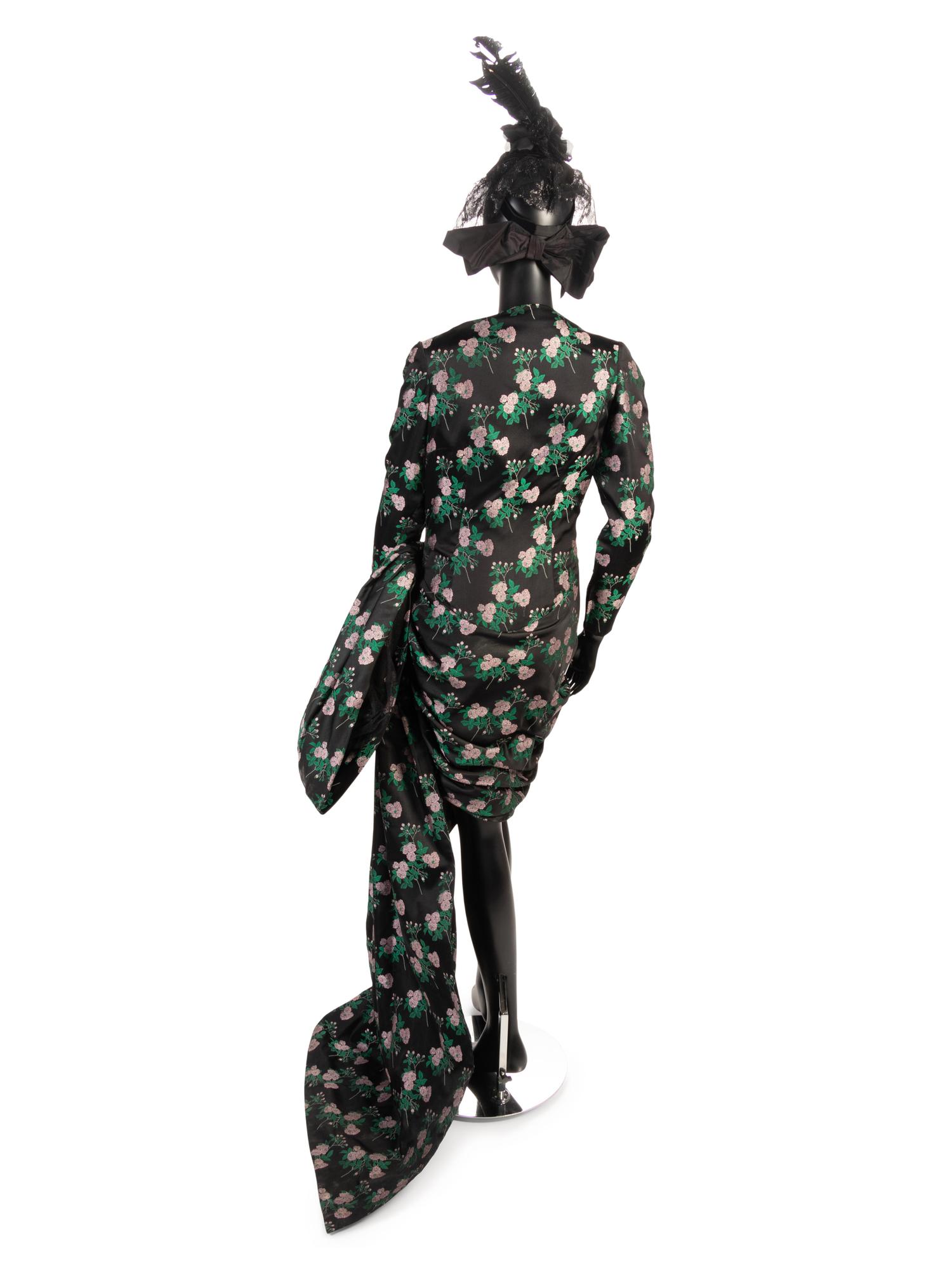 Jean Patou by Christian Lacroix Haute Couture Dress with Hat, 1980's