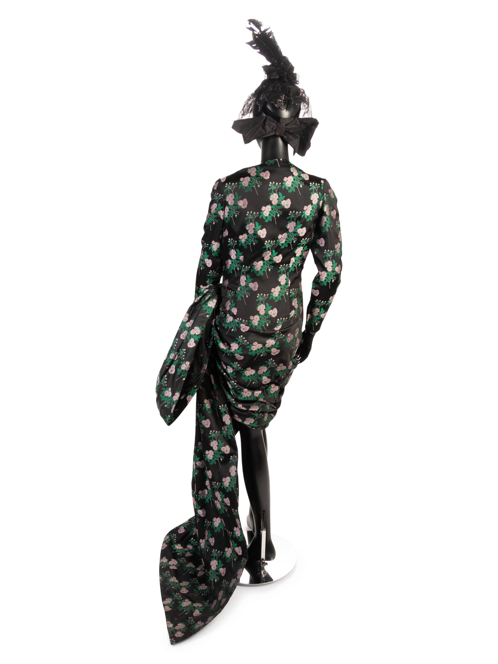 Jean Patou by Christian Lacroix Haute Couture Dress with Hat, 1980's