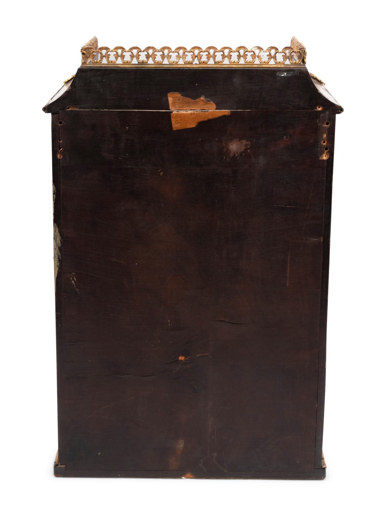 A Napoleon III Style Gilt Bronze Mounted Boulle Marquetry Hanging Cabinet