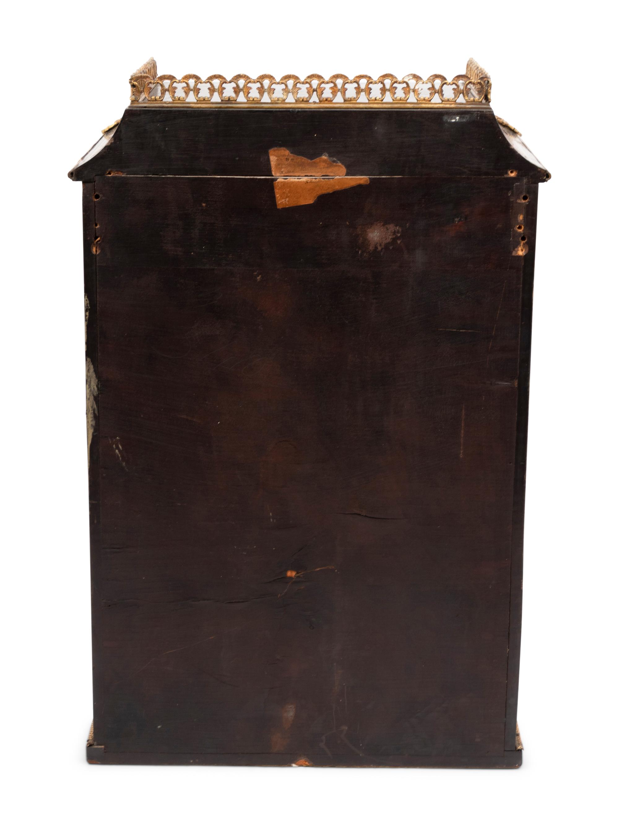 A Napoleon III Style Gilt Bronze Mounted Boulle Marquetry Hanging Cabinet