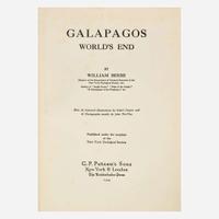 [Science, Medicine & Mathematics] Beebe, (Charles) William "Galapagos: World's End" and 3 Other Titles