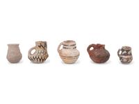 Anasazi Black-on-White Pottery, Miniature