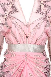 Zandra Rhodes Chiffon Evening Dress, c. 1985