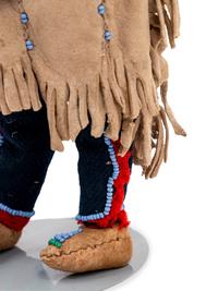 Nez Perce Beaded Hide Doll