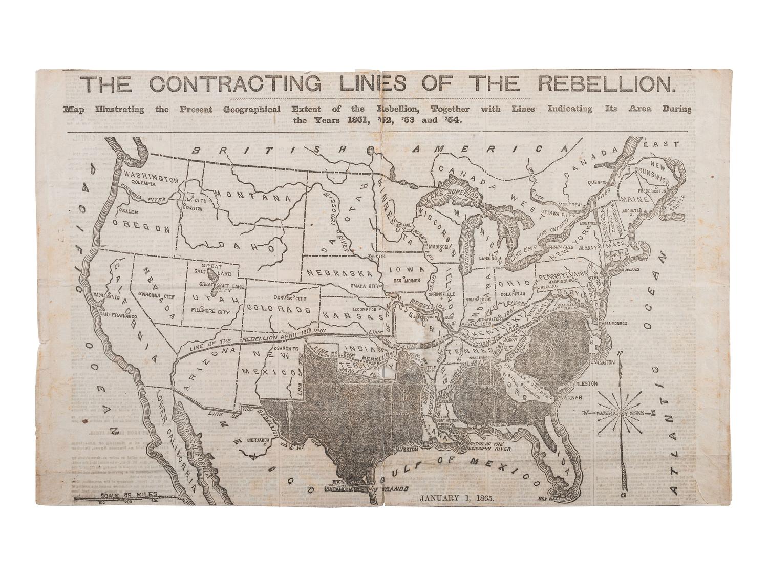 [CIVIL WAR]. PORTER, David Dixon (1813-1891). Letter signed on US Flagship Malvern letterhead.