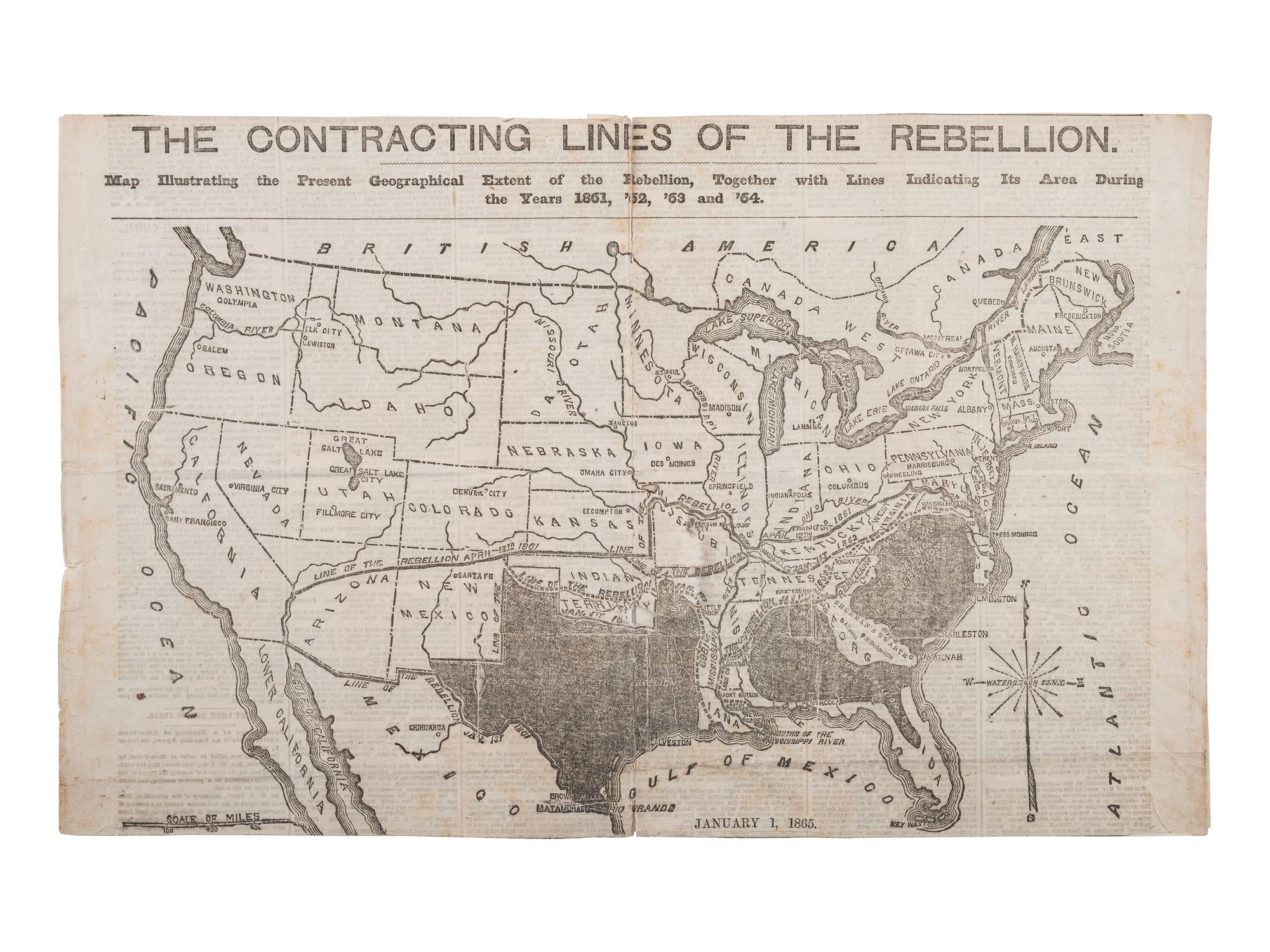 [CIVIL WAR]. PORTER, David Dixon (1813-1891). Letter signed on US Flagship Malvern letterhead.