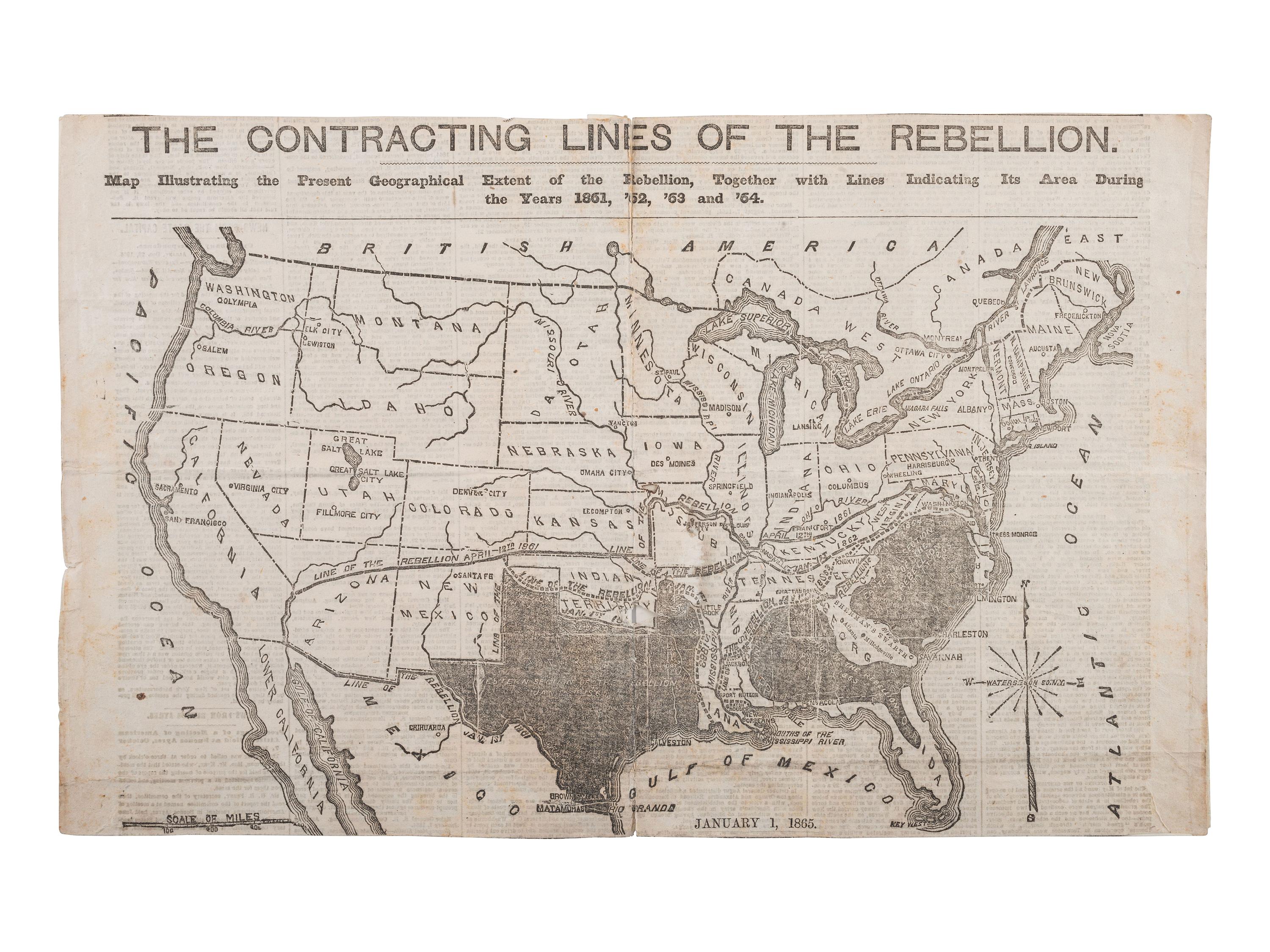 [CIVIL WAR]. PORTER, David Dixon (1813-1891). Letter signed on US Flagship Malvern letterhead.