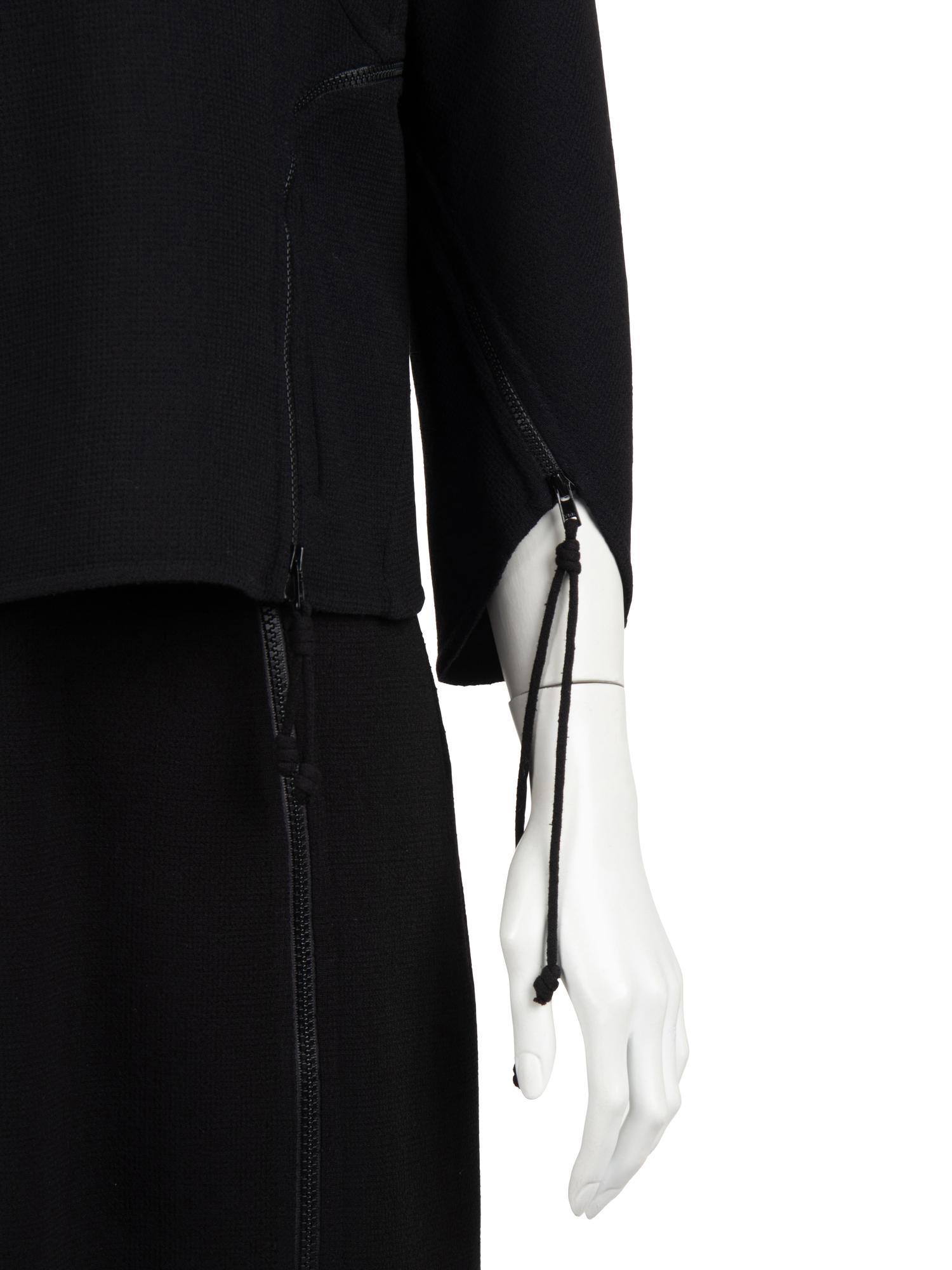 Ralph Rucci Zippered Wool Crepe Sleeveless Dress and Jacket, 2014-2018