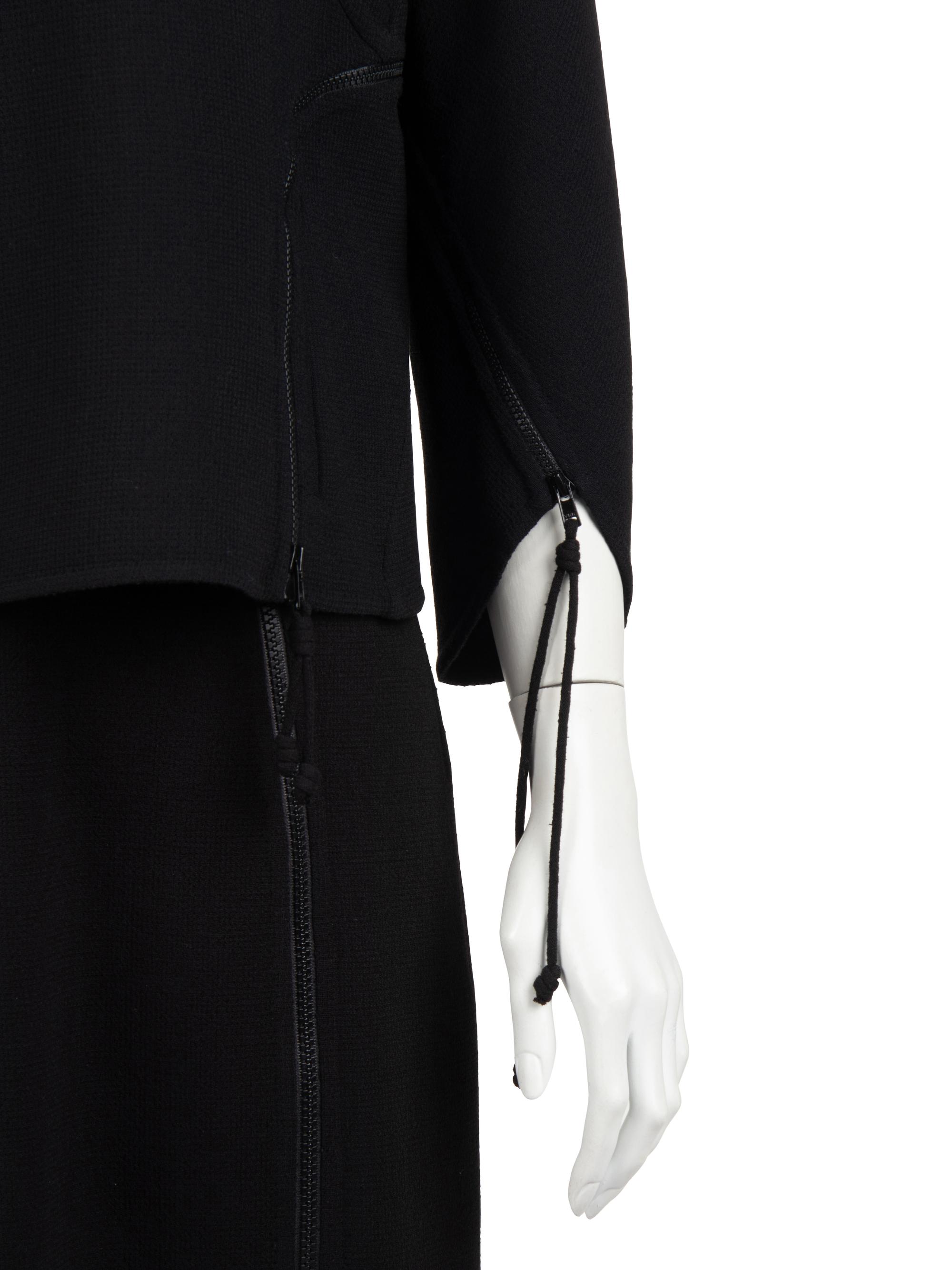 Ralph Rucci Zippered Wool Crepe Sleeveless Dress and Jacket, 2014-2018