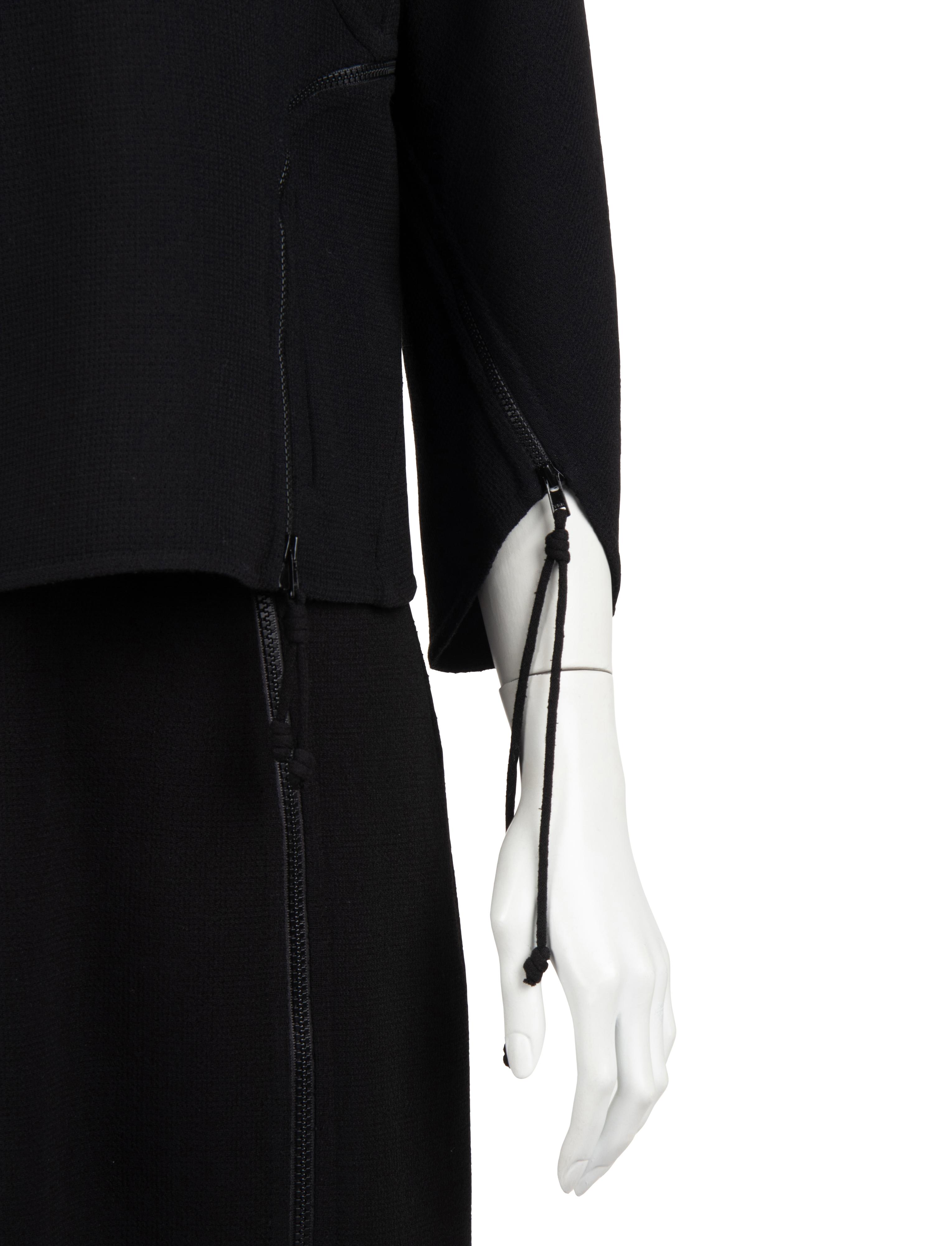 Ralph Rucci Zippered Wool Crepe Sleeveless Dress and Jacket, 2014-2018