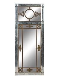 A French Directoire Style Pier Mirror with Bronze Mounts — 19th Century