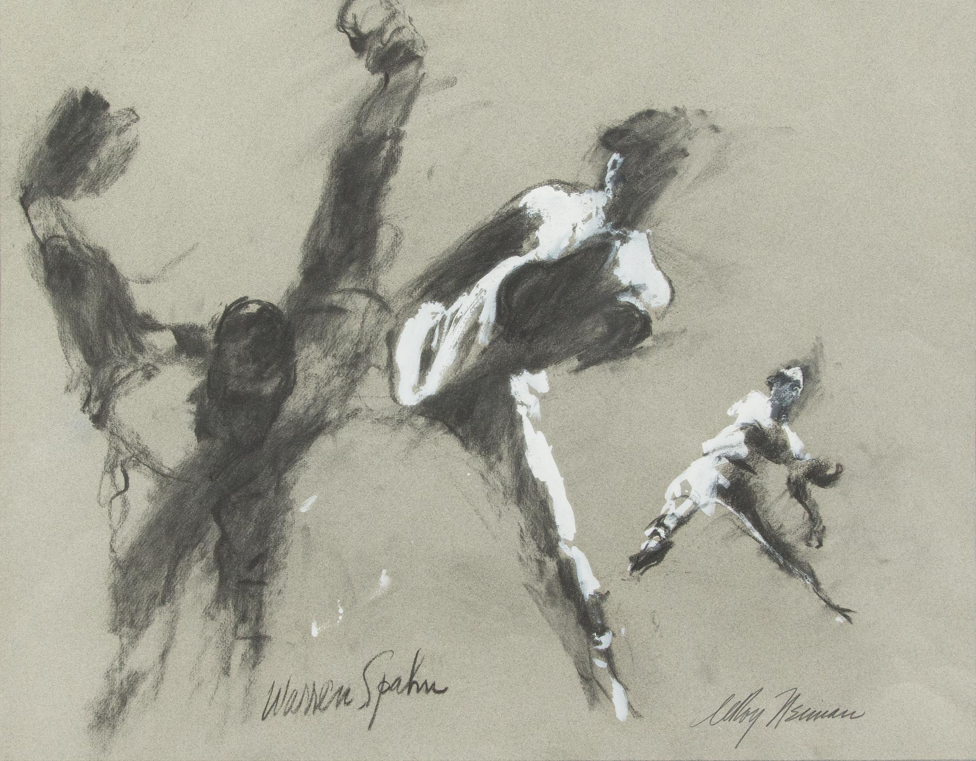 LeRoy Neiman, (American, 1921-2012), Warren Spahn