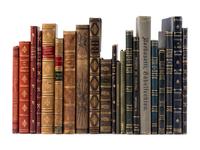 [FENCING]. A group of approximately 76 volumes about fencing in English, German, Italian, and Spanish, including: