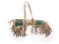 Sioux Child's Rifle Scabbard, with Toy Wood Rifle