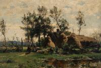 Normandy Farm Scene