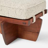 Mira Nakashima (American, b. 1942) Pair of "Greenrock" Ottomans, George Nakashima Woodworker, New Hope, Pennsylvania, 2008