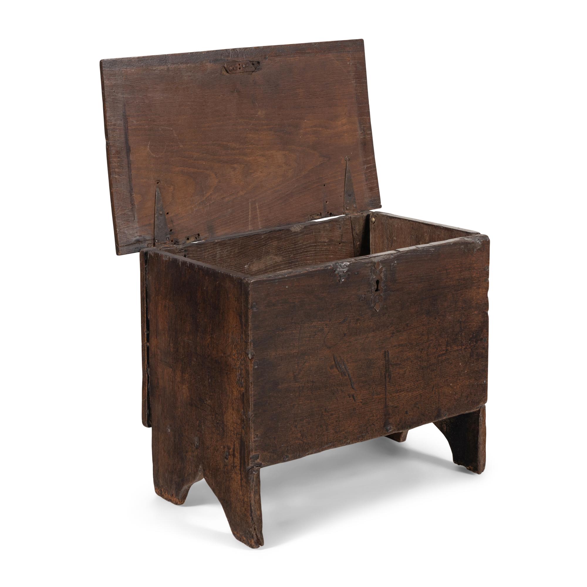 An English Oak Plank Chest