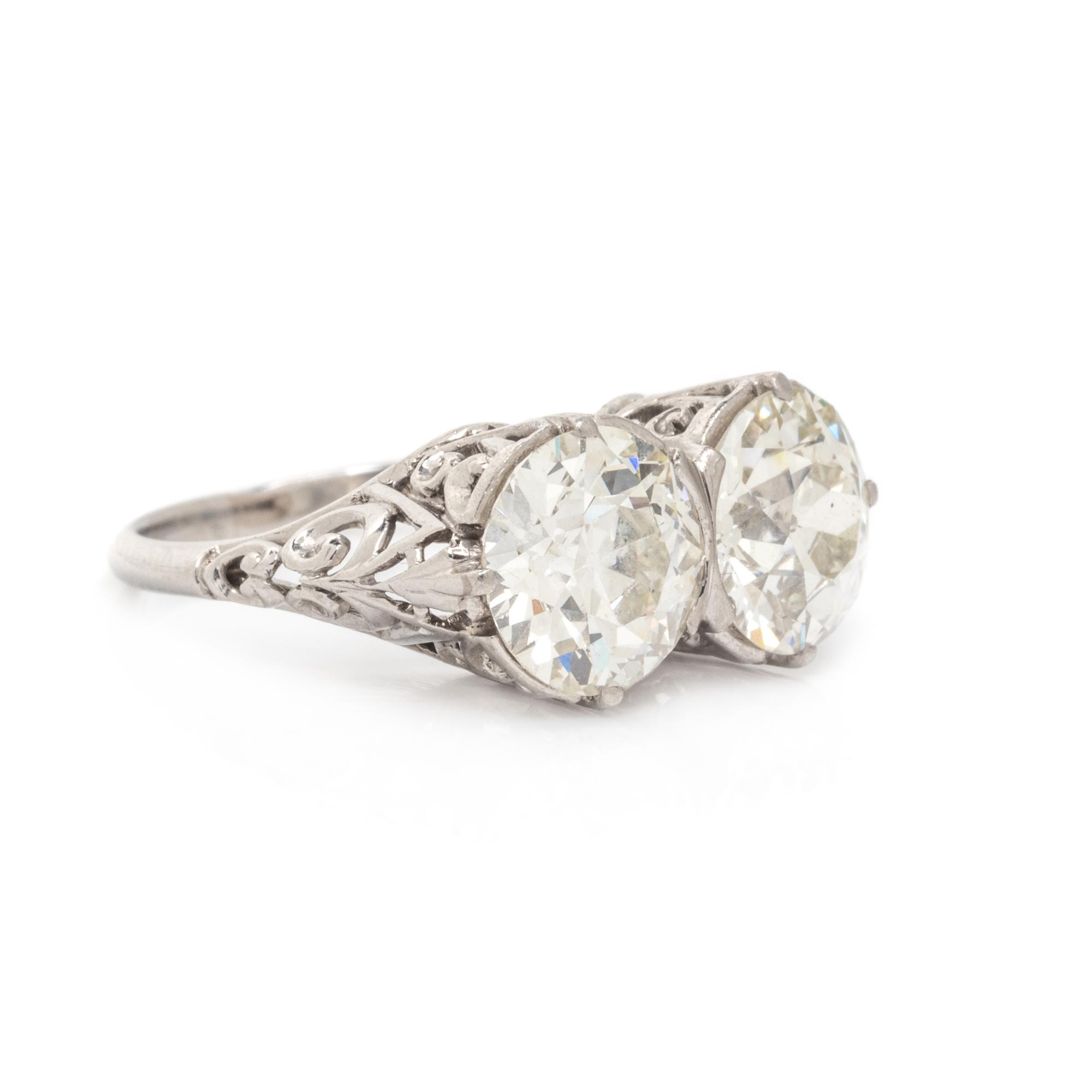TWIN STONE DIAMOND RING
