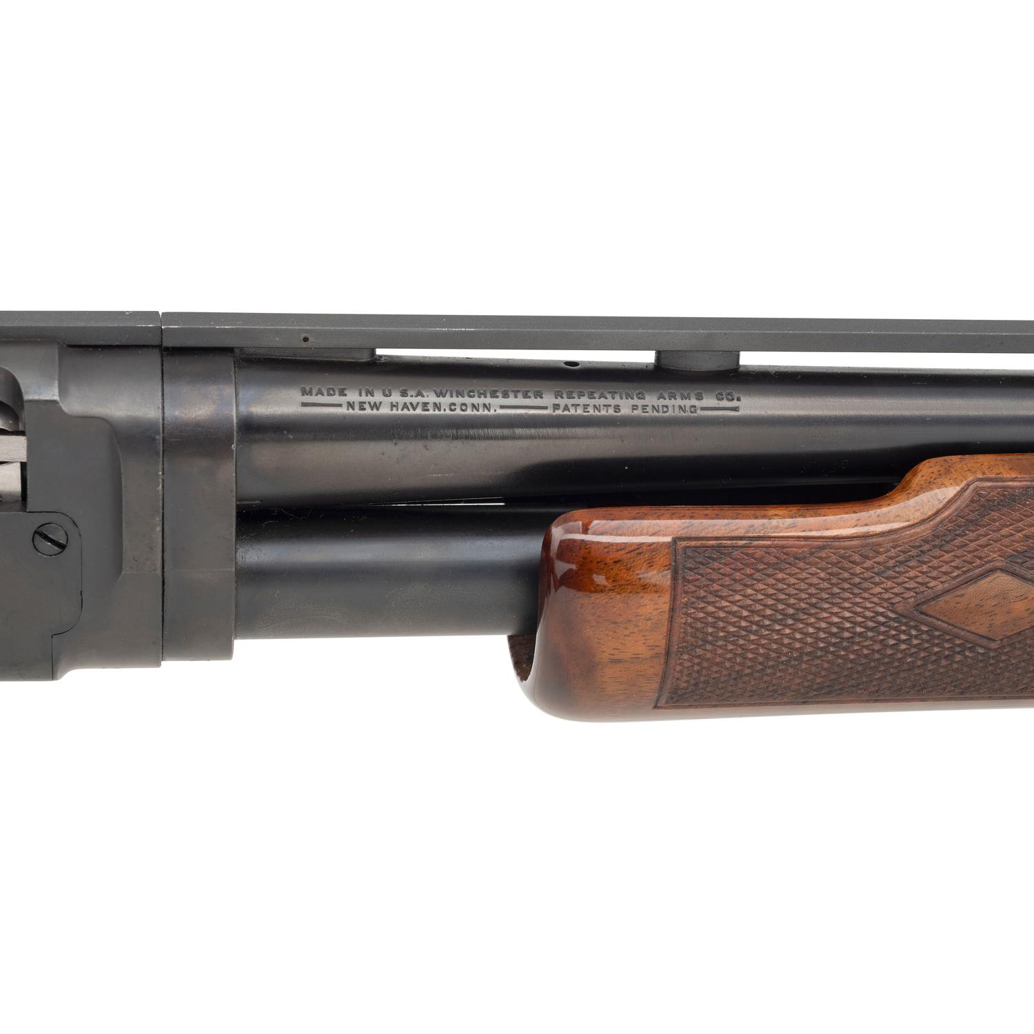 **Winchester Model 42 with Deluxe Wood, Simmons Rib, and Weighted Muzzle
