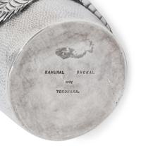 A Japanese Silver 'Dragon' Cocktail Shaker