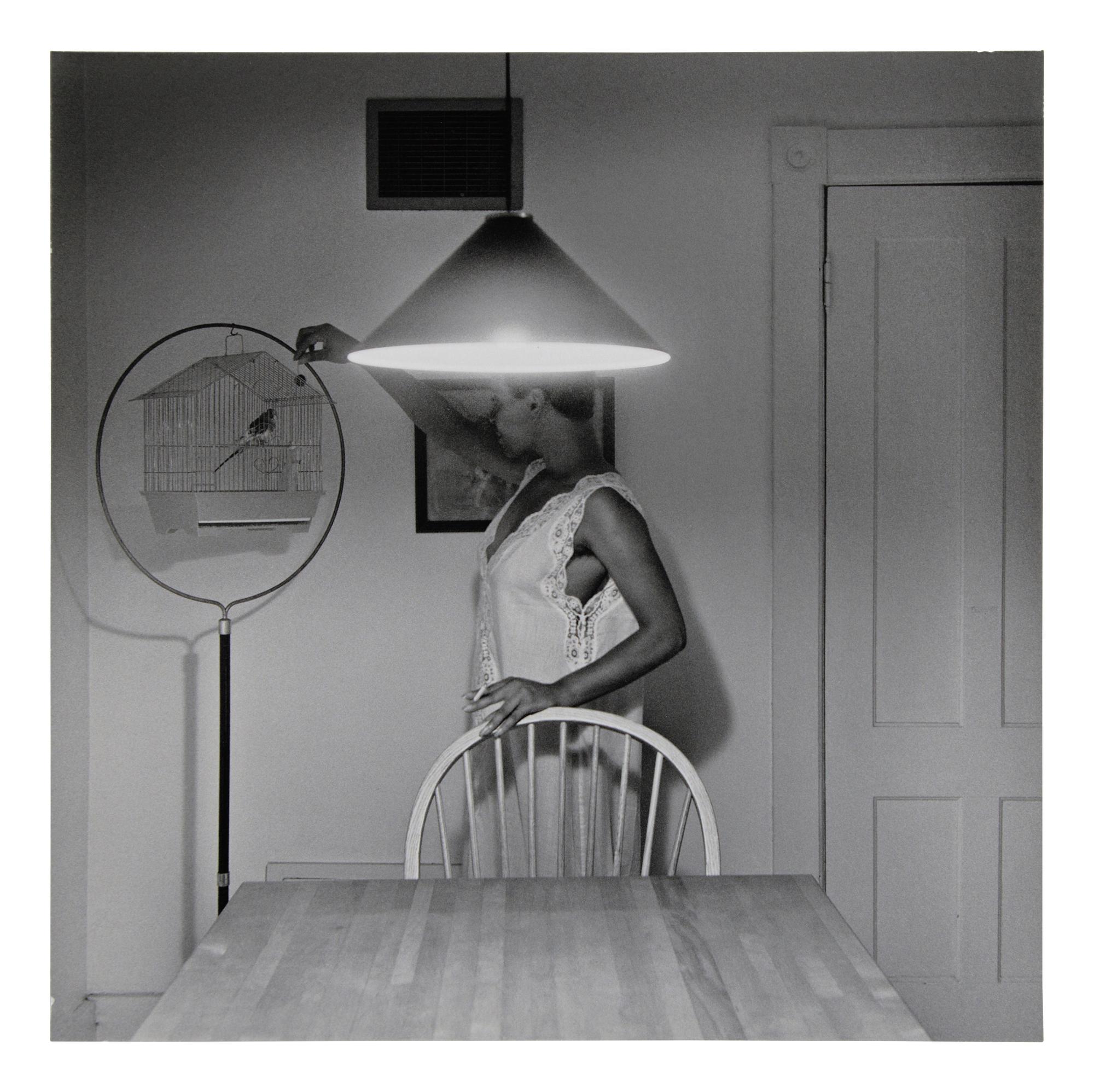 Untitled (Woman feeding Bird) (from FOUR ), 1990; printed in 2022