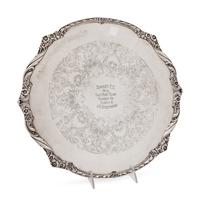 An American Silver-Plate Presentation Tray