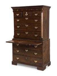 A George III Oak Chest-on-Chest