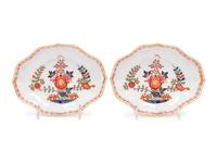 A Pair of Meissen Porcelain Dishes