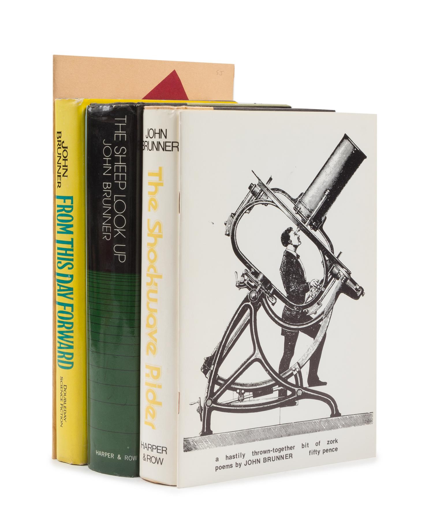 BRUNNER, John (1934-1995). A group of 5 works by John Brunner.