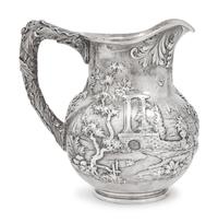 A S. Kirk & Son ' Castle' Pattern Water Pitcher