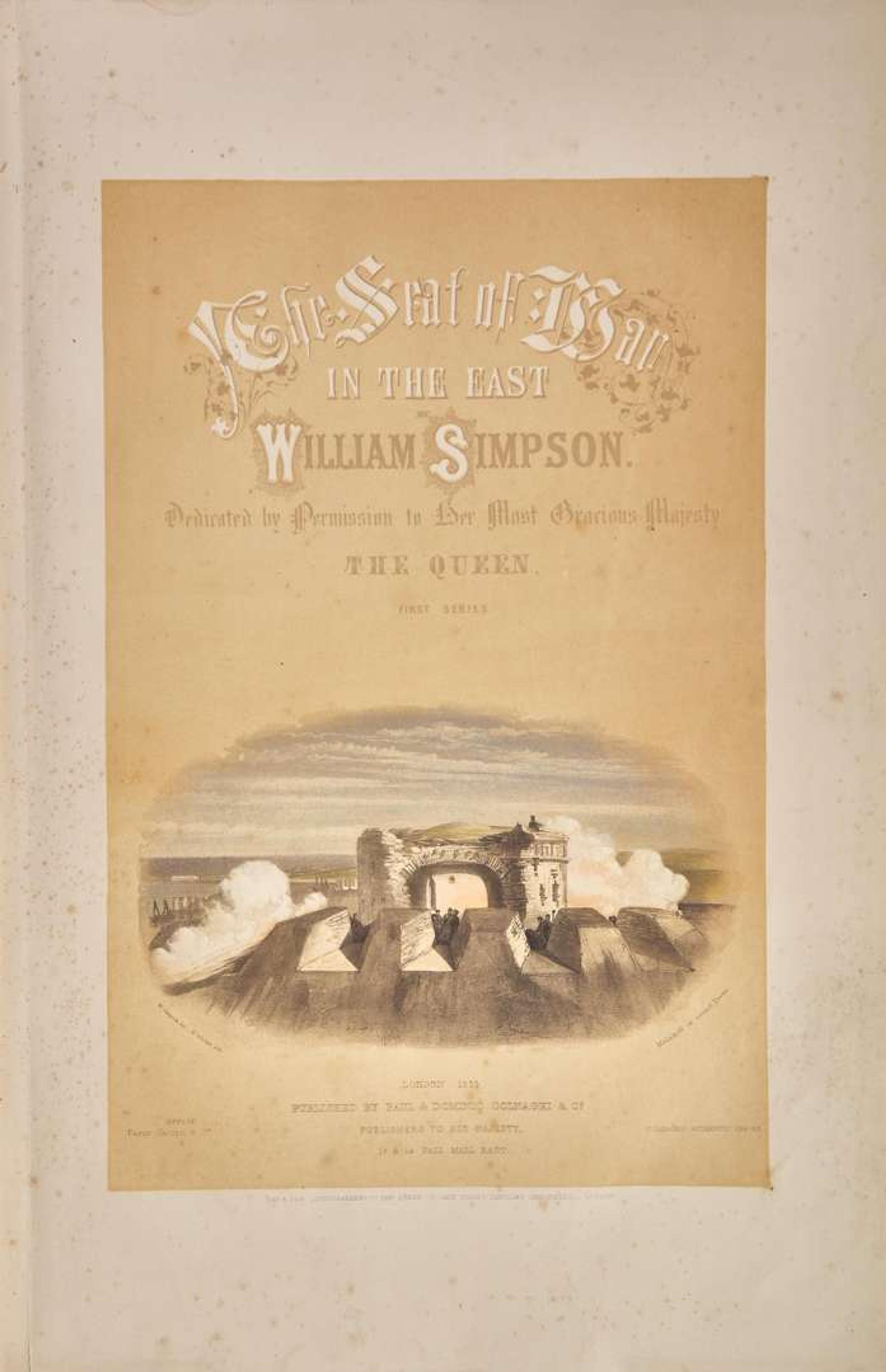[Color-Plate Books] Simpson, William: The Seat of War in the East