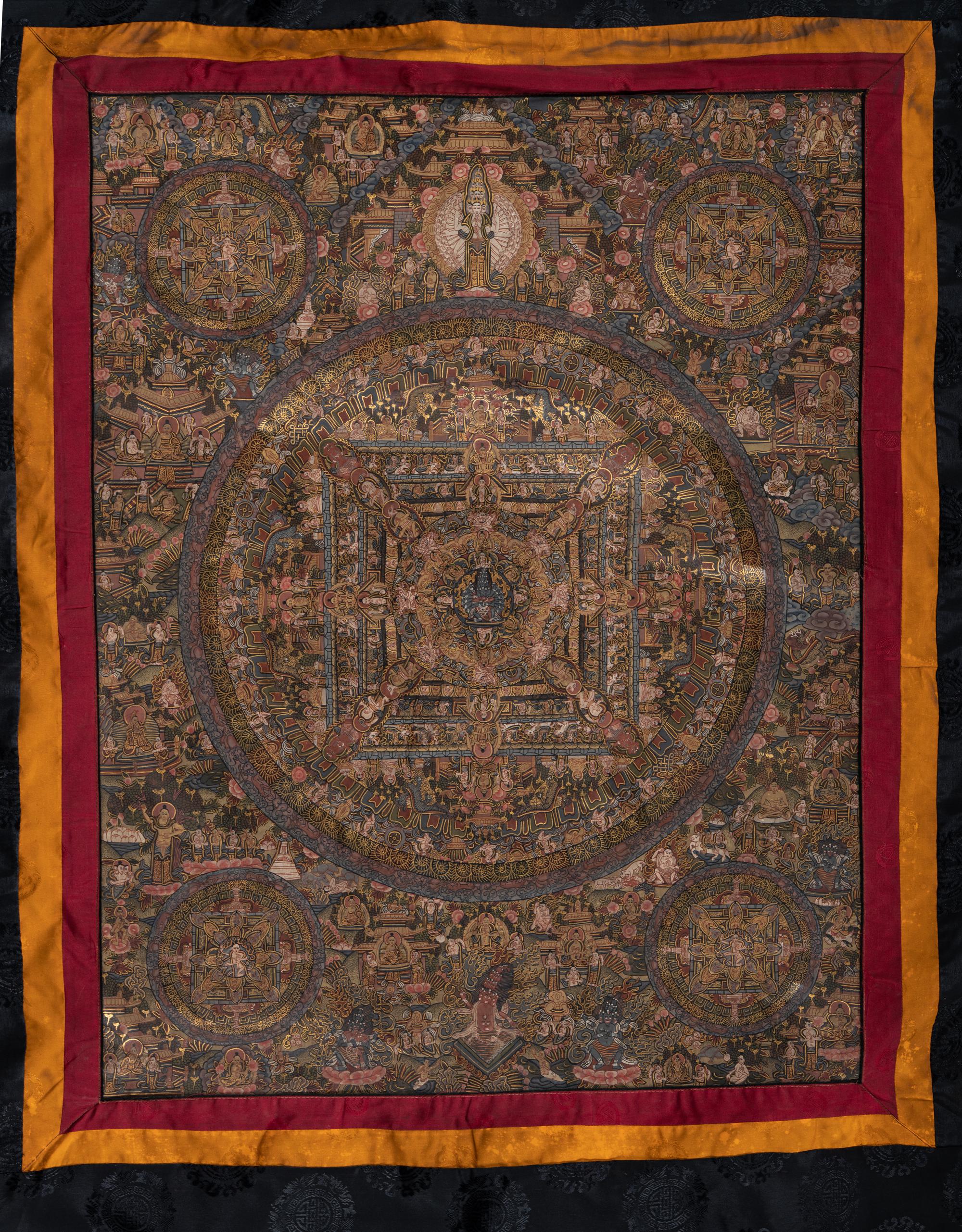 Four Tibetan Thangka