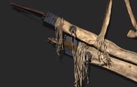 Sioux Bow Case and Quiver, with Bow and Arrows