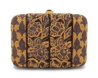 Judith Leiber Floral Minaudière Clutch