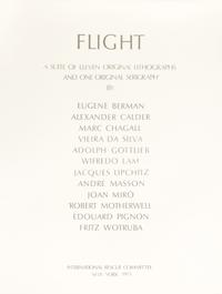 Various Artists, (American, 20th century), Flight, 1971 (the complete set of eleven lithographs and one screenprint in colors (each sig