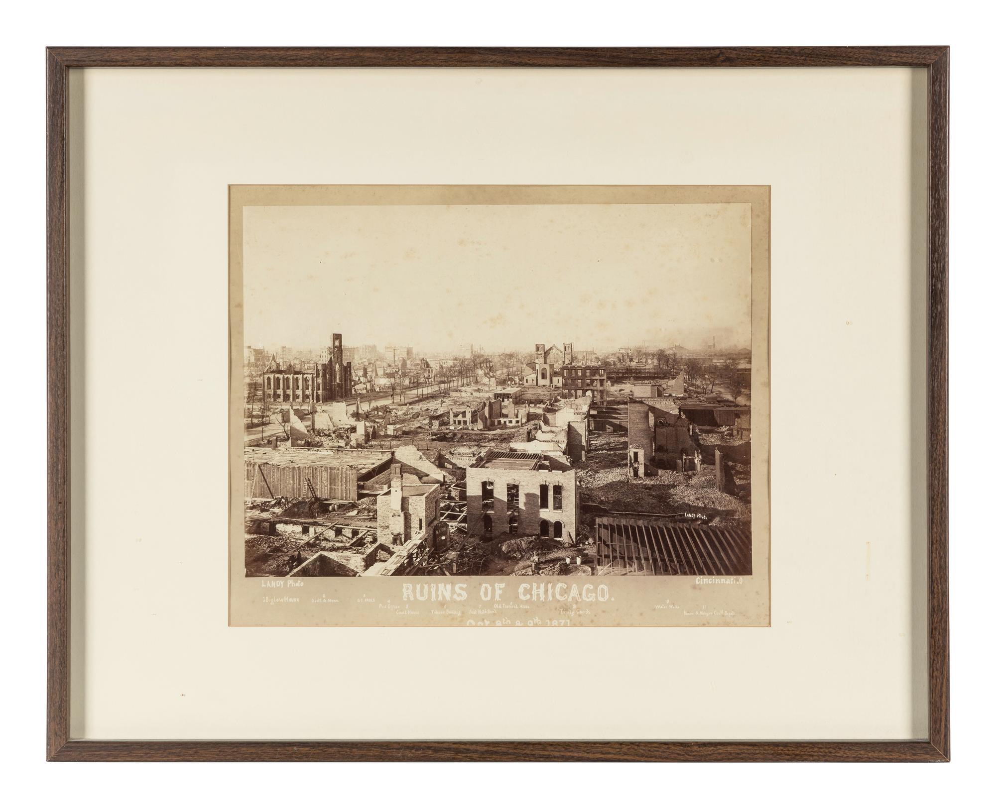 Landy Studio Ruins of Chicago, October 8th and 9th, 1871