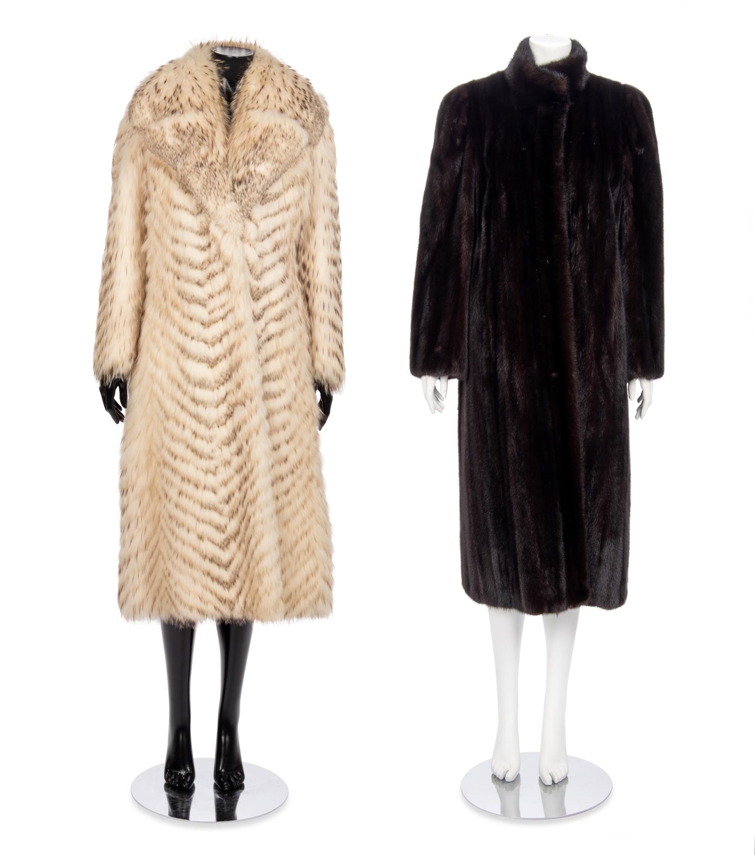 Two Fur Coats; One Badger, One Mink, 1980-2000s