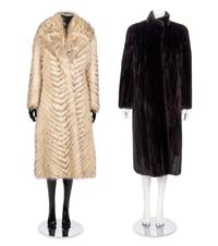 Two Fur Coats; One Badger, One Mink, 1980-2000s