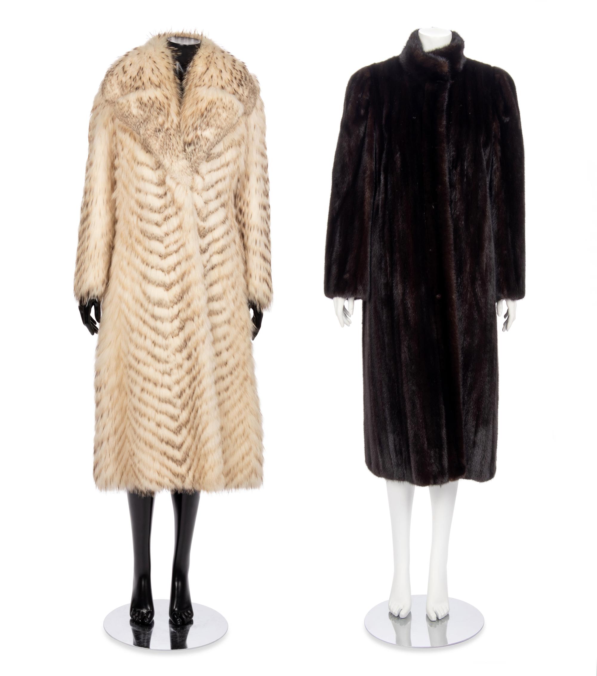Two Fur Coats; One Badger, One Mink, 1980-2000s