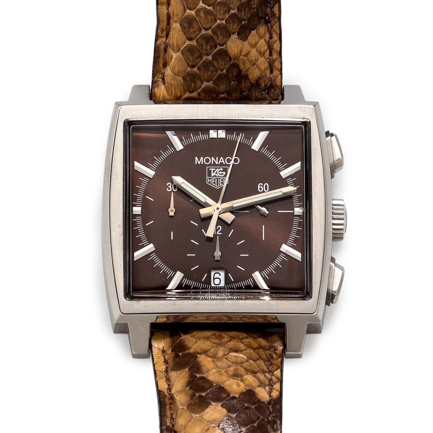 Tag Heuer, Stainless Steel Ref. CW2114 'Monaco' Wristwatch