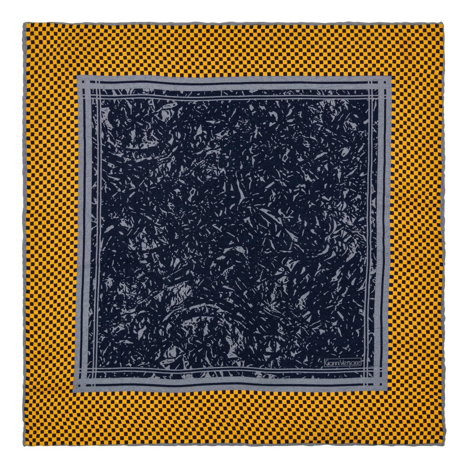 Six Pocket Squares by Hermès, Charvet, and Gianni Versace