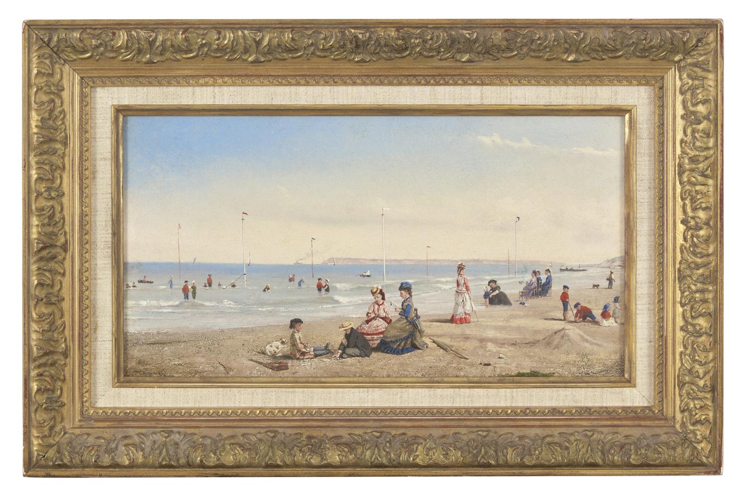 The Beach at Trouville , 1876