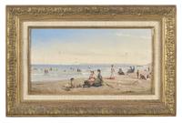 The Beach at Trouville , 1876