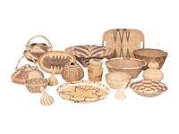 A Collection of Ninenteen Contemporary African Baskets