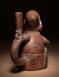 A Chimu or Inca Dreamer Stirrup Vessel