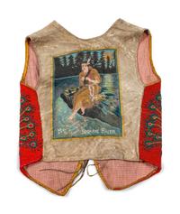 Plateau Beaded Hide Pictorial Vest