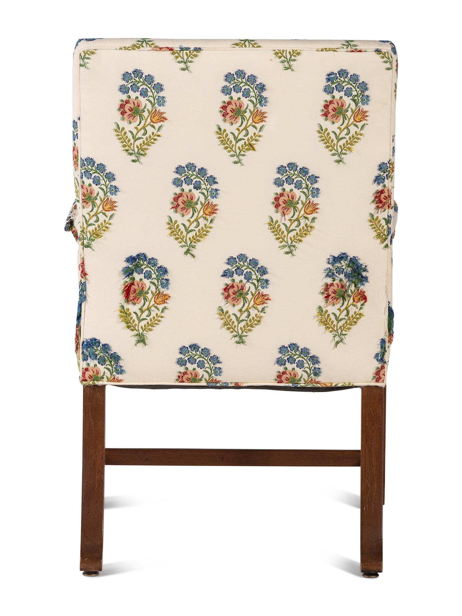 A George III Style Mahogany Armchair