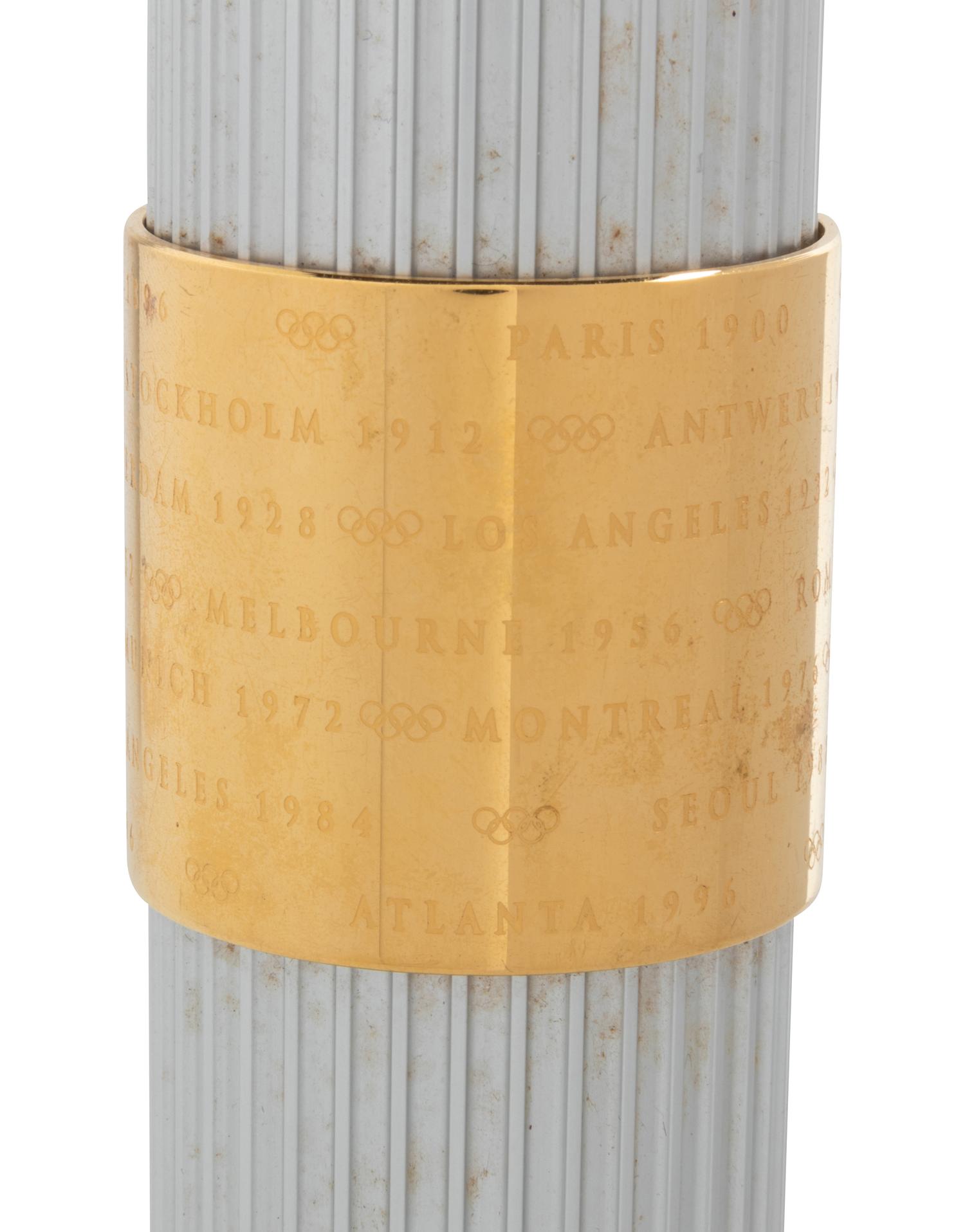 A 1996 Atlanta Olympics Relay Torch,