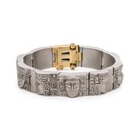 KIESELSTEIN-CORD, STEEL AND YELLOW GOLD 'WOMEN OF THE WORLD' BRACELET