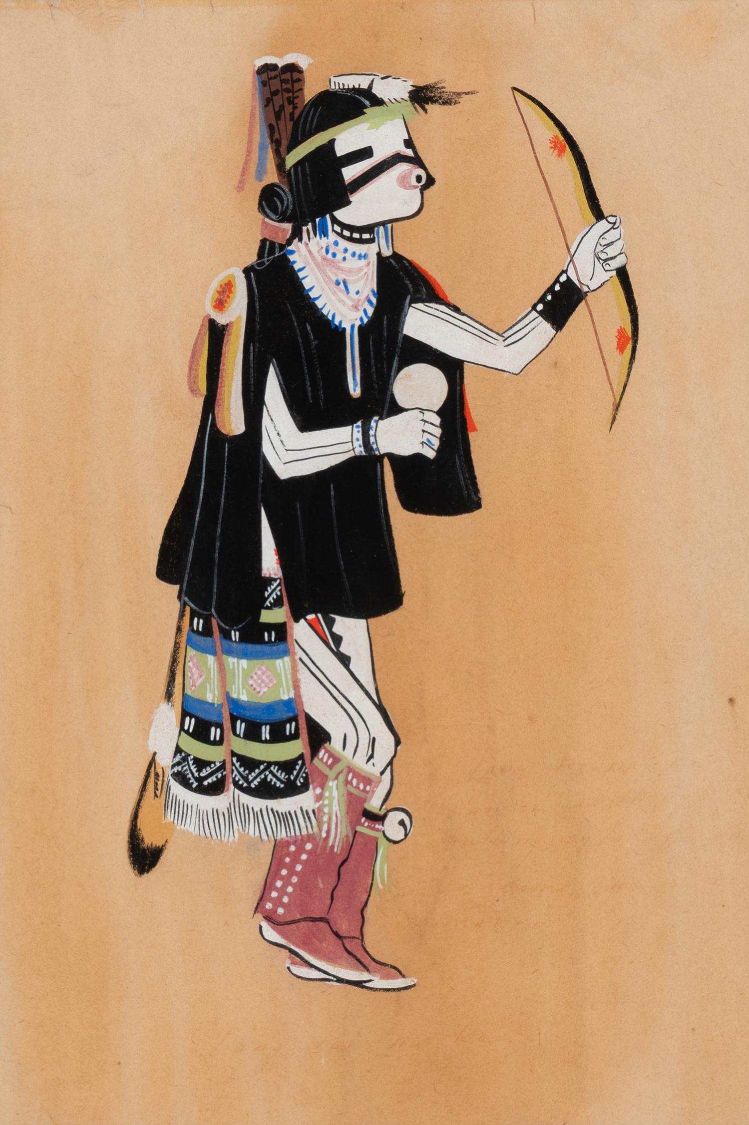 Series of Katsina Paintings tempera on paper